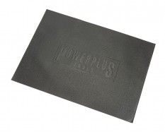 Zachte dunne non-woven foam mat met logo 570 x 410 x 2,5 mm voor lade gereedschapswagen