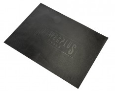 Zachte dunne non-woven foam mat met logo 827 x 597 x 2,5 mm voor lade gereedschapswagen