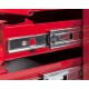 Gereedschapswagen rood 9 laden leeg met quick lock