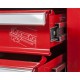 Gereedschapswagen rood 9 laden leeg met quick lock