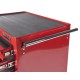 Gereedschapswagen rood 9 laden leeg met quick lock