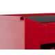 Gereedschapswagen rood met 6 gevulde laden - soft mat