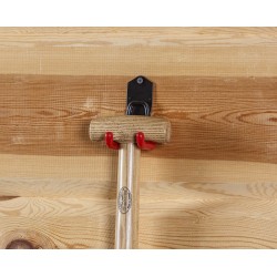 Set van 10 dubbele wandhaken voor het opbergen van tuingereedschap