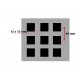 Gereedschapsbord rood 200 x 61 cm 