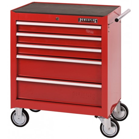 GEREEDSCHAPSWAGEN 0704A ROOD 5 LADEN MET QUICK LOCK