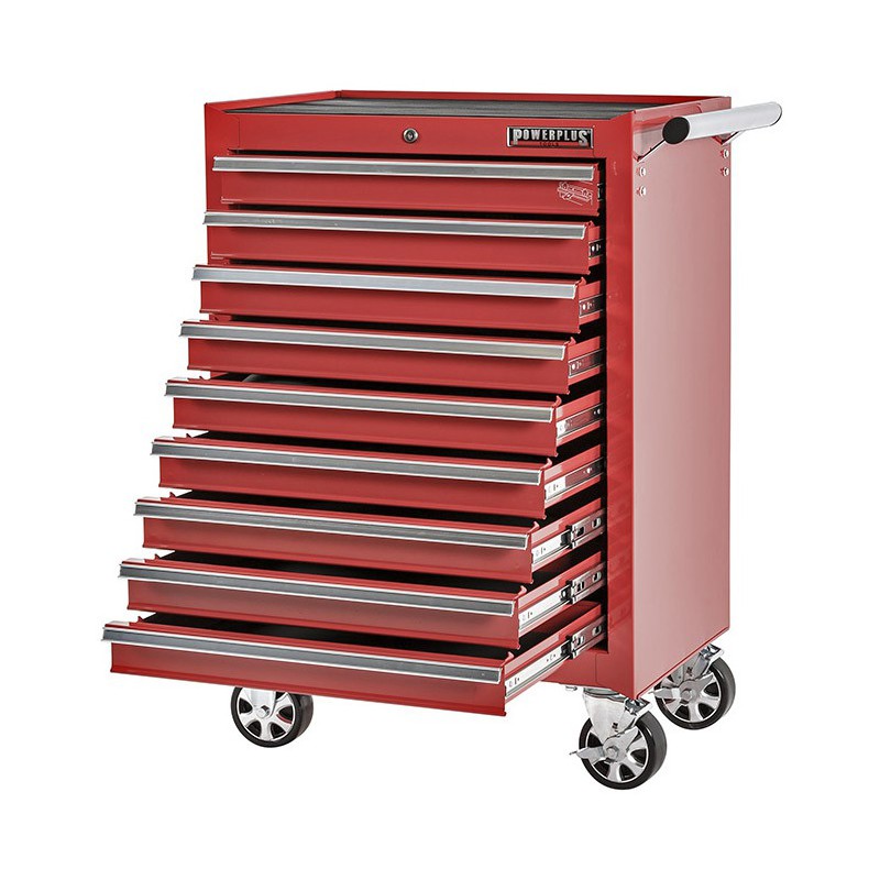 partij Vies smeren Gevulde gereedschapswagen rood online kopen. Webshop Powerplustools.nl