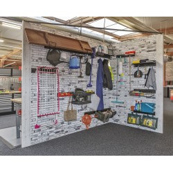 Dubbele wandhaak voor tuingereedschap kopen. Webshop Powerplustools.nl Dubbele wandhaak voor tuingereedschap kopen. Webshop Powerplustools.nl