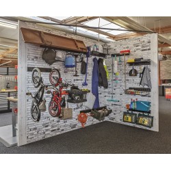 Dubbele wandhaak voor tuingereedschap kopen. Webshop Powerplustools.nl Dubbele wandhaak voor tuingereedschap kopen. Webshop Powerplustools.nl