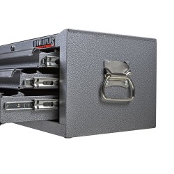 Gereedschapskist grijs 3 laden met quicklock Gereedschapskist grijs 3 laden met quicklock