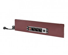 Powerframe met 3 stopcontacten en 2 usb oplaadpoorten