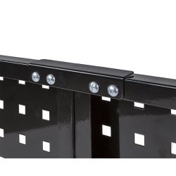 Werkbank met achterwand – Werkbank set 2 meter, kleur zwart. Werkbank met achterwand – Werkbank set 2 meter, kleur zwart.