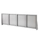 Werkbank met achterwand – Werkbank set 2 meter, kleur grijs.