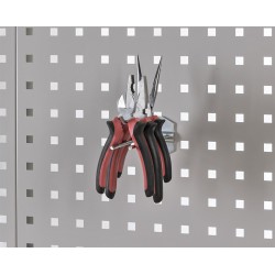 Gereedschapshaak voor ophangen van tangen aan gereedschapsbord