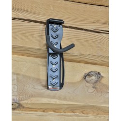 Fiets verticaal ophangen aan voorwiel – stalen wandhaak voor fiets – haak 25,5 x 8 cm