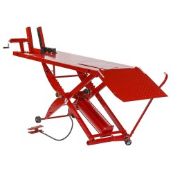 Haak rood op wieltjes voor heftafel PP-T 0331 Haak rood op wieltjes voor heftafel PP-T 0331