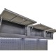 Werkplaatsinrichting Elite-Line, set met hoge en lage werkplaatskasten en werkbank met hardhouten blad