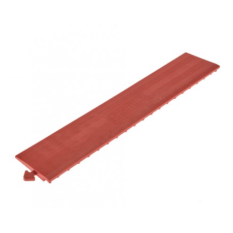 PVC oprijrand rood 400 x 80 x 11,5 / 3,5 mm. voor kliktegel 1815 typ 2