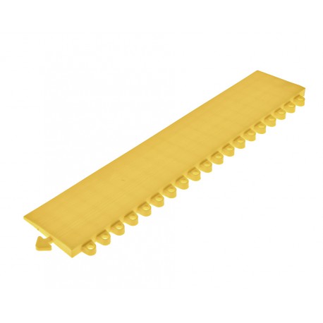 PVC oprijrand geel 400 x 80 x 11,5 / 3,5 mm. voor kliktegel 1815 typ 1