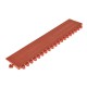 Antislip vloer mat – PVC werkplaatsmat – antivermoeidheidsmat, kleur zwart met rood, afm. 136 x 96 x 1,2 cm.