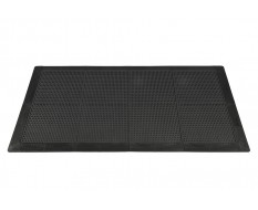 Antislip vloer mat – PVC werkplaatsmat – antivermoeidheidsmat, kleur zwart, afm. 176 x 96 cm