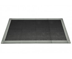 Antislip vloer mat – PVC werkplaatsmat – antivermoeidheidsmat, kleur zwart en grijs, afm. 176 x 96 cm