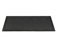 Antislip vloer mat – PVC werkplaatsmat – antivermoeidheidsmat, kleur zwart, afm. 216 x 96 cm