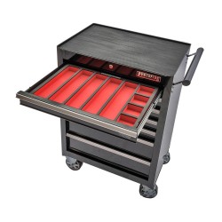 Foam inlay – EVA schuimmat - vakverdeling voor gereedschapswagen – 5 plus 4 vakken