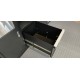 Complete werkplaatsinrichting mat zwart, werkbank + hardhouten blad, gereedschapskast, 6 laden, 288 x 200 cm