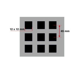 Gereedschapsbord donkerrood 105,2 x 61,4 x 2,4 cm voor Heavy Duty werkbankserie