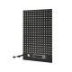 Gereedschapsbord zwart 61,4 x 105,2 cm x 2,4 cm. met 3 x stopcontact en 2 x USB poort voor Heavy Duty werkbankserie