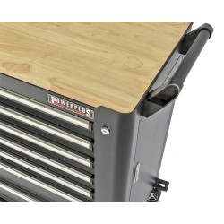 Professionele gereedschapswagen met 7 lades, 5 laden gevuld met gereedschap in foam inleg Professionele gereedschapswagen met 7 lades, 5 laden gevuld met gereedschap in foam inleg