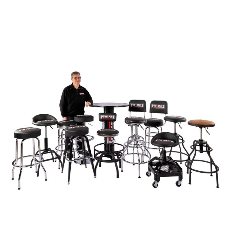 In hoogte verstelbare barkruk – gitaarkruk 60 - 67 cm met voetsteun en rugleuning. In hoogte verstelbare barkruk – gitaarkruk 60 - 67 cm met voetsteun en rugleuning.