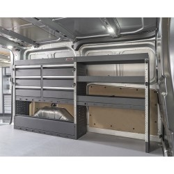 Bedrijfswageninrichting – Verlengstuk voor inbouwkast bestelwagen.