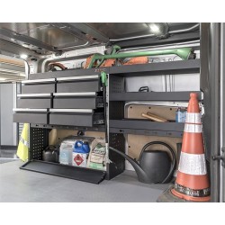 Bedrijfswageninrichting – Verlengstuk voor inbouwkast bestelwagen.