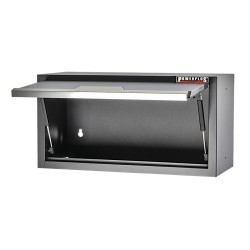 Gereedschapskasten set wandlengte 68 cm. kast met afvalbak, metaal omkleed werkblad, hangkast, gereedschapsbord matzwart Gereedschapskasten set wandlengte 68 cm. kast met afvalbak, metaal omkleed werkblad, hangkast, gereedschapsbord matzwart