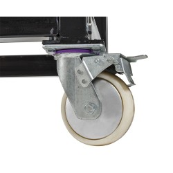 Werkbank op wielen met 160 x 70 cm. metalen blad. Werkbank op wielen met 160 x 70 cm. metalen blad.