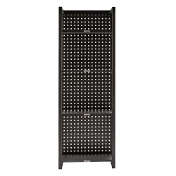 Gereedschapskasten set wandlengte 340 cm. tweedeurs kast, ladenblok, afvalbak, magazijnstelling, matzwart