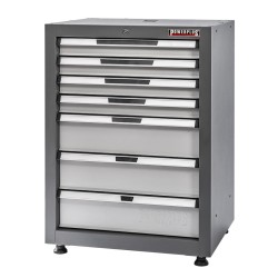 Werkbank Elite-Line 217 x 55,5 x 96 cm. met 12 laden en hardhouten blad.