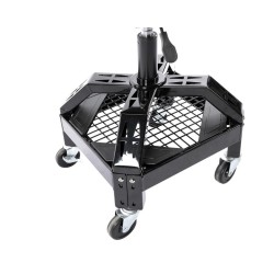 Werkplaatskruk op 4 wielen – verrijdbare garage kruk - in hoogte verstelbaar. Werkplaatskruk op 4 wielen – verrijdbare garage kruk - in hoogte verstelbaar.