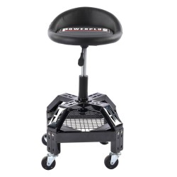 Werkplaatskruk op 4 wielen – verrijdbare garage kruk - in hoogte verstelbaar. Werkplaatskruk op 4 wielen – verrijdbare garage kruk - in hoogte verstelbaar.