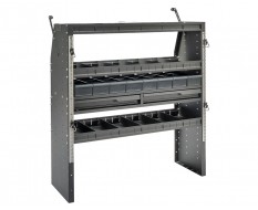 Inbouwkast voor bedrijfswagen en bestelwagen, bedrijfswageninrichting 113 x 33 x 117 cm.