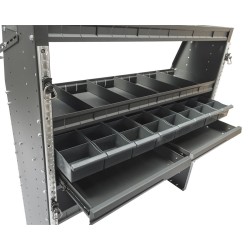 Inbouwkast voor bedrijfswagen en bestelwagen, bedrijfswageninrichting 113 x 33 x 117 cm. Inbouwkast voor bedrijfswagen en bestelwagen, bedrijfswageninrichting 113 x 33 x 117 cm.
