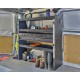 Inbouwkast voor bedrijfswagen en bestelwagen, bedrijfswageninrichting 113 x 33 x 117 cm.