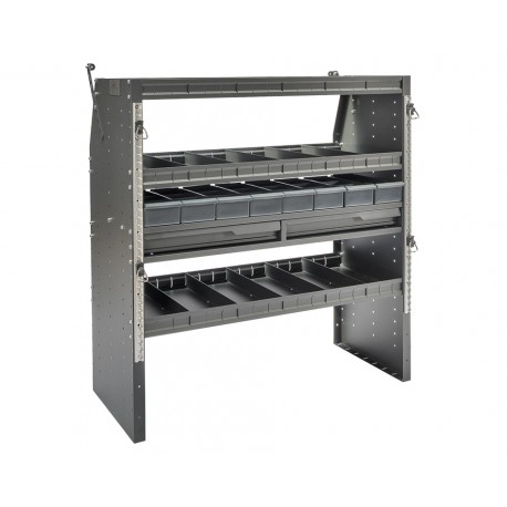 Inbouwkast voor bedrijfswagen en bestelwagen, bedrijfswageninrichting 113 x 45 x 117 cm