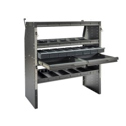 Inbouwkast voor bedrijfswagen en bestelwagen, bedrijfswageninrichting 113 x 45 x 117 cm