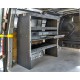 Inbouwkast voor bedrijfswagen en bestelwagen, bedrijfswageninrichting 113 x 45 x 117 cm