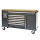 Verrijdbare werkbank – Gereedschapswagen 168 x 46 x 103 cm. met 220 V en USB