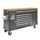 Verrijdbare werkbank – Gereedschapswagen 168 x 46 x 103 cm. met 220 V en USB