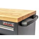 Verrijdbare werkbank – Gereedschapswagen 168 x 46 x 103 cm. met 220 V en USB