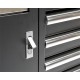 Verrijdbare werkbank – Gereedschapswagen 168 x 46 x 103 cm. met 220 V en USB